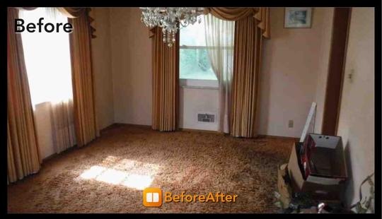Dining room refresh, before renovation — supplied reference