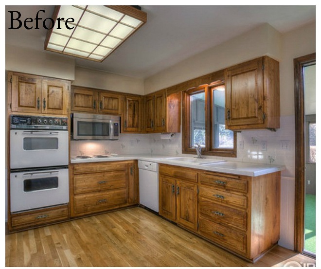 Kitchen remodel, before renovation — supplied reference