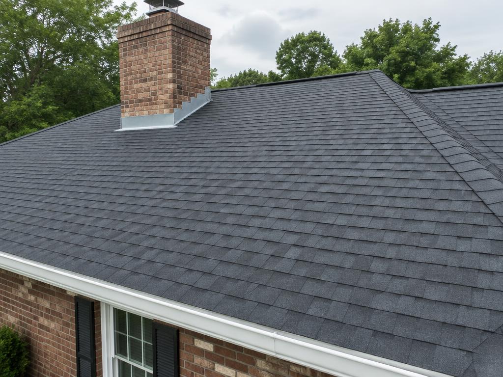 Illustrative roofing & flashing detail