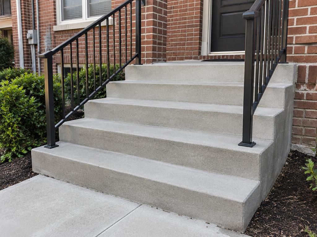 Cement Work & Custom Steps — illustrative design image